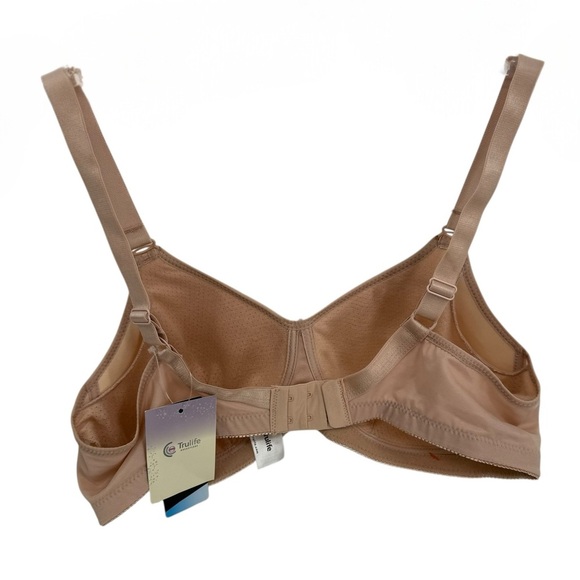 Trulife Mastectomy Cool Max Beige/Latte Wireless Silky Bra Size 40A NEW - Picture 2 of 8